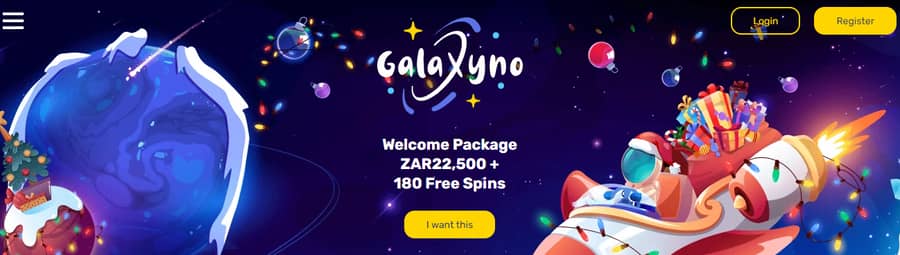 Galaxyno Casino Welcome Bonus