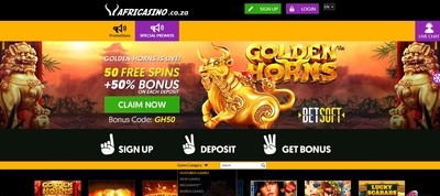 Africasino Casino Review SA