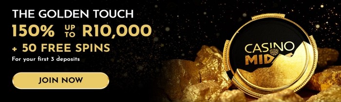 Casino Midas ZAR Welcome Bonus