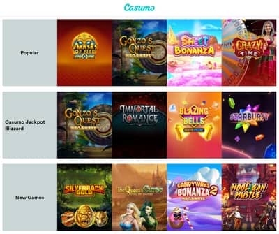 Casumo Casino Games