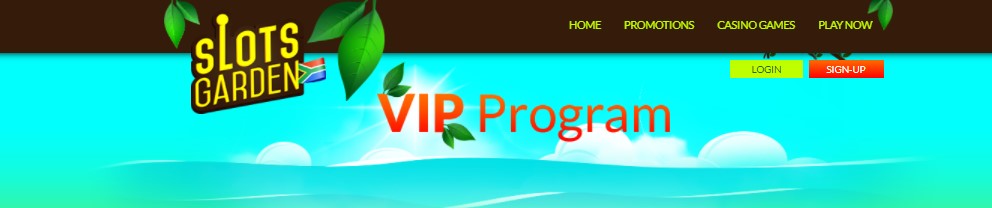 Slots Garden Casino VIP Program