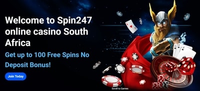 Spin247 Casino Welcome Bonus ZAR