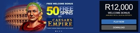 Yebo Casino SA Welcome Bonus